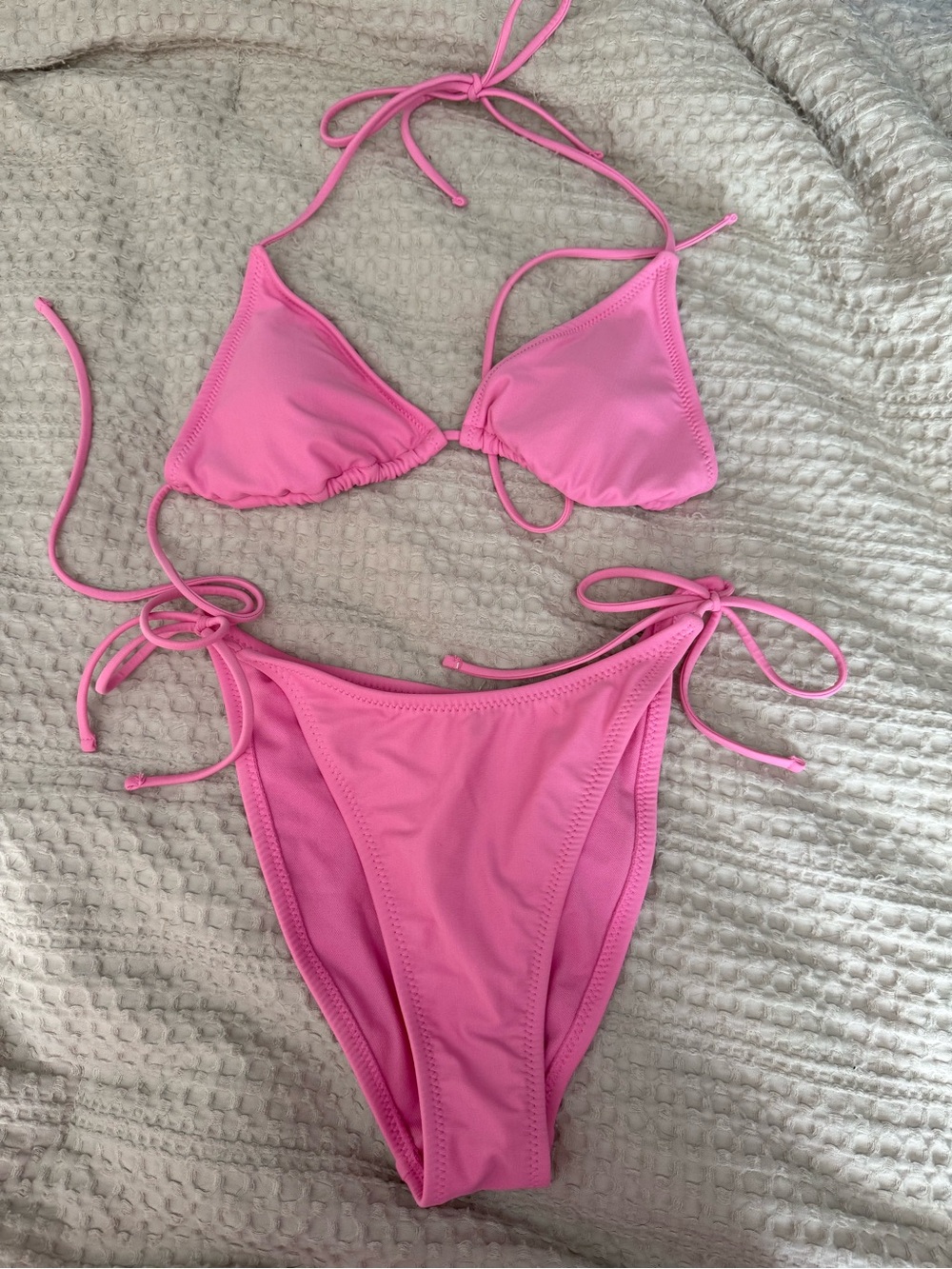 wild fable Pink Tie-String Bikini